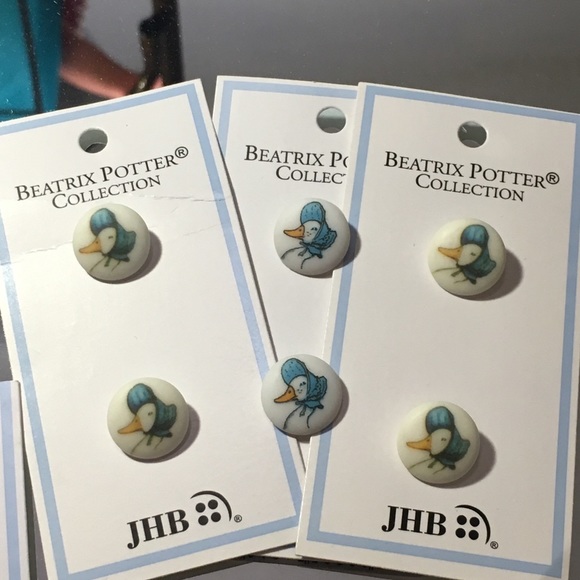 Peter Rabbit Beatrix Potter Buttons- Add To Items! - Picture 2 of 4